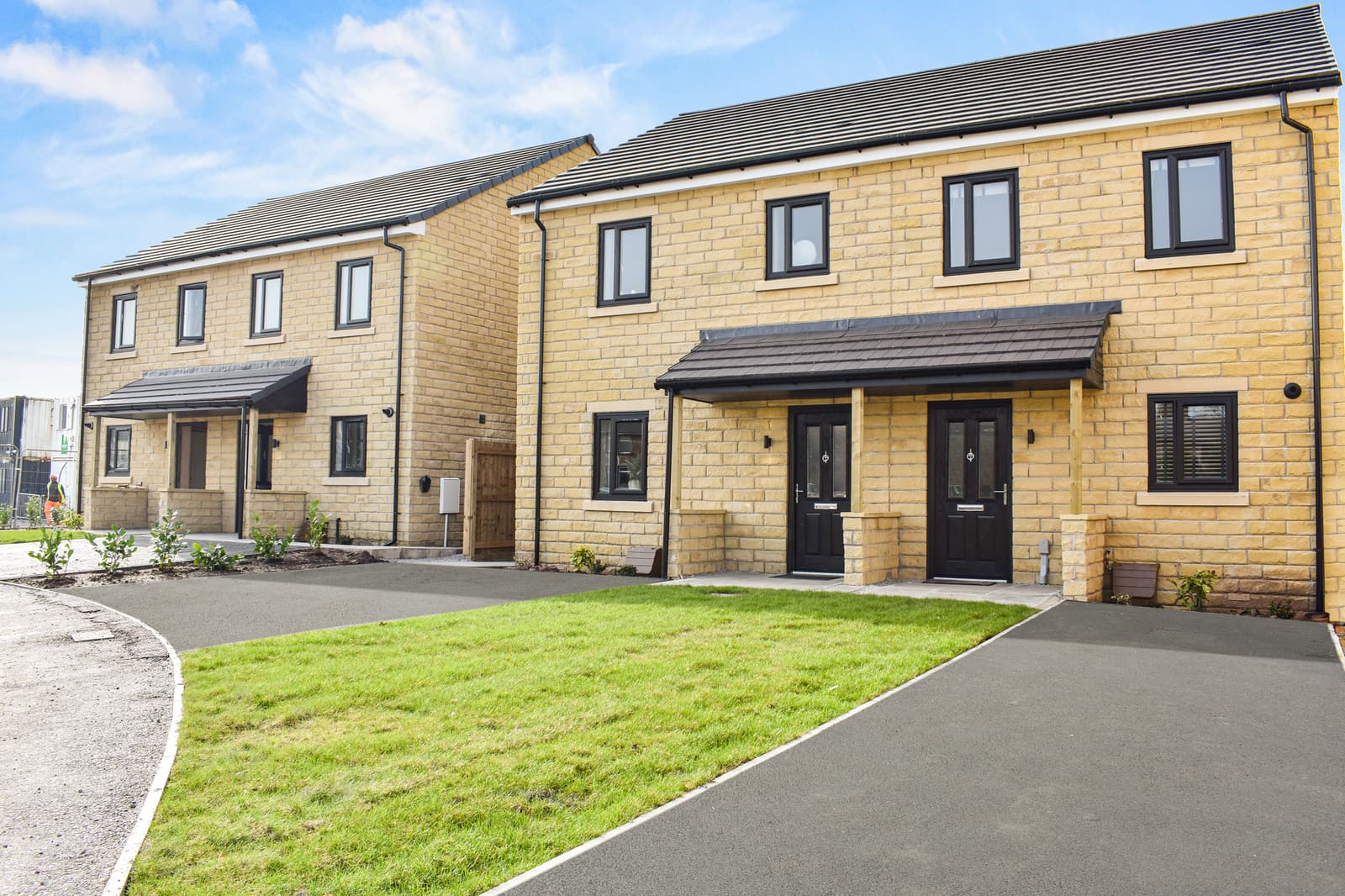 A pair of semi-detached Hallstead Meadow homes